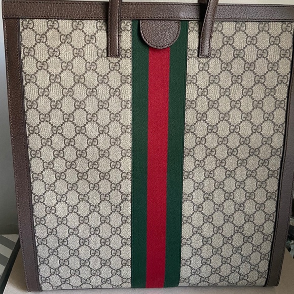 ‼️SOLD‼️ Ophidia GG Supreme Canvas Tote - Picture 3 of 7